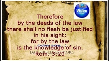 Romans 3:20