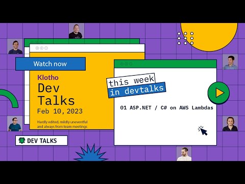 TechTalk Feb 10 2023: ASP.NET / C# on AWS Lambdas