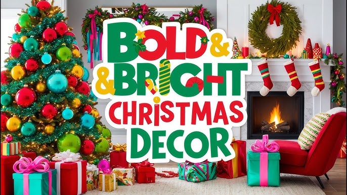 Bold & Bright Christmas Decor: Standout Color Themes to Try This Season!