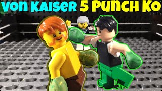 Punch Out, Lego Stop Motion! How To Defeat Von Kaiser IN 5 PUNCHES!