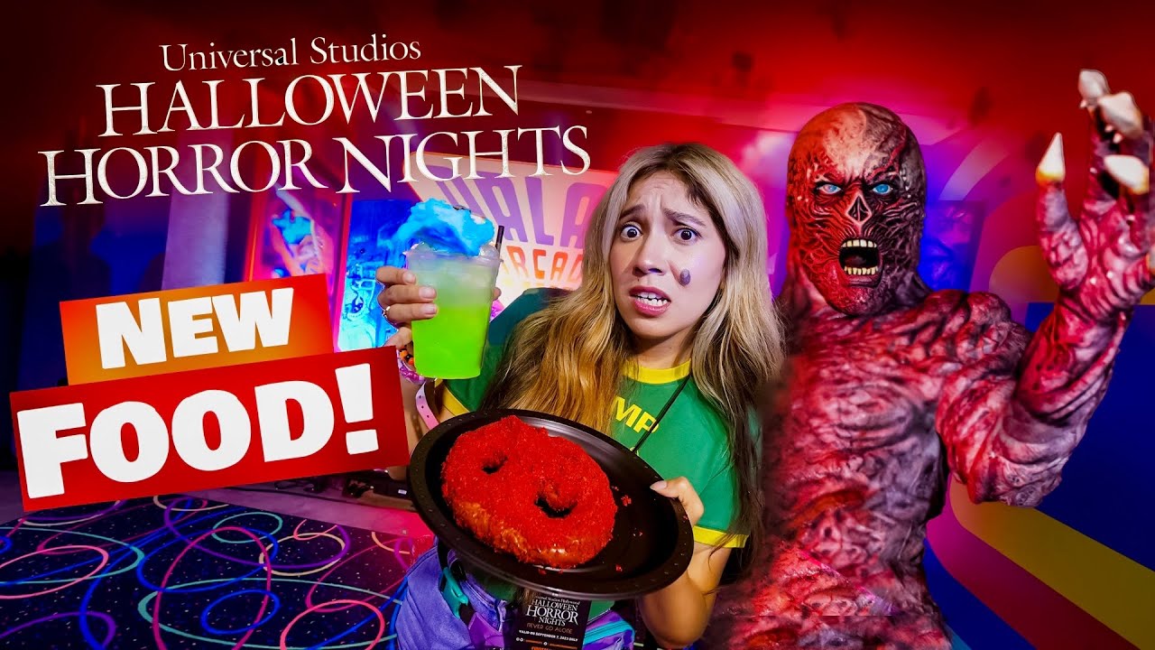 Halloween Horror Nights 2023 NEW FOOD and MAZES! Universal Studios