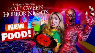 Halloween Horror Nights 2023 NEW FOOD and MAZES! Universal Studios Hollywood