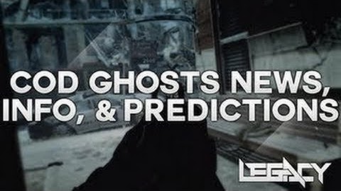 CoD Ghosts - Matchmaking Changes, Squad Customization, Gun DLC, Weapon & Class Leveling Up