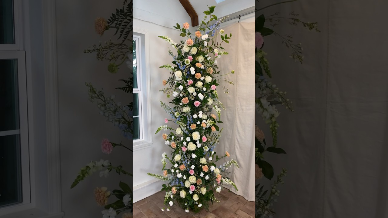 POV: they say you can&rsquo;t DIY your ceremony wedding flowers #diyflowerbouquet #diyflowers #diywedding