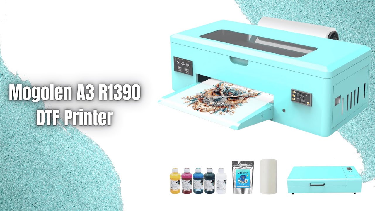 Mogolen A3 R1390 DTF Printer Review | Start a T-Shirt Business Today!