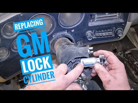 How to replace a GM ignition lock cylinder.