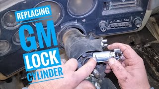 How to replace a GM ignition lock cylinder.