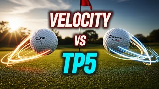 Titleist Velocity vs TaylorMade TP5 | Distance & Spin Test screenshot 5
