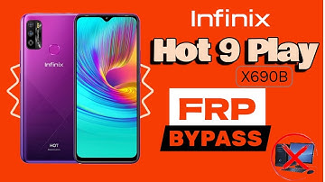 Infinix hot 9 play X680B Frp Bypass without pc || infinix google account remove