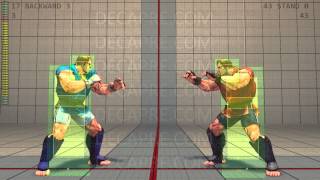 Abel Hitboxes Specials - Ultra Street Fighter IV
