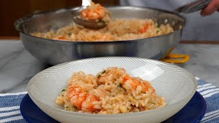 Risotto ai Gamberi Argentini profumato e facile  - Risotto with Argentine Prawns with Lemon Scent screenshot 2