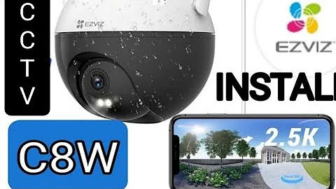 EZVIZ - C8W Unbox  Install & Test 2024