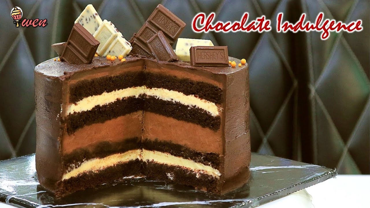Chocolate Indulgence Cake“巧克力放纵蛋糕”双重巧克力慕斯蛋糕食谱|Double Chocolate Mousse Cake inspired by Secret Recipe