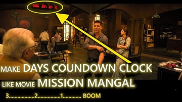 Arduino Days Countdown Clock   | like Movie Mission Mangal|#missionmangalmovie #countdown #clock