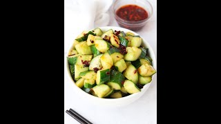 Spicy Smacked Cucumber Salad