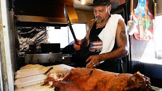 American Street Food - LEGENDARY ROAST PORK Lechonera La Piraña New York City