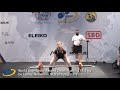 World Sub-Junior Record Deadlift with 158.5 kg by Esmee Neeleman NED in 57kg class