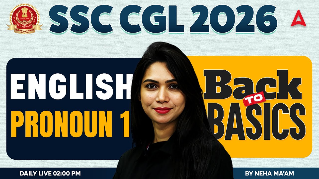 SSC CGL 2026 | SSC CGL Pronoun #1 |SSC CGL English Classes By Neha Mam
