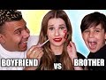 Boyfriend VS Little Brother MAKEUP CHALLENGE!