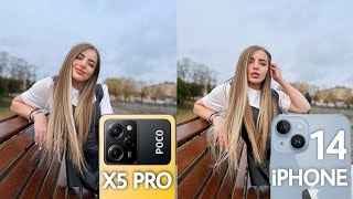 Poco X5 Pro 5G VS iPhone 14 Camera Test Comparison