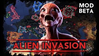 [HoI4] Alien Invasion Mod w/ Historic WW2 Timeline [AI Only Timelapse]