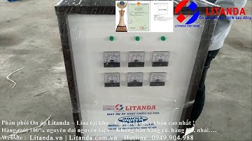 Ổn Áp Litanda 30KVA 3 Pha 30KW 30000W Dải 260V-430V Giao Cho Khách Hàng Ở Đồng Anh - Hà Nội