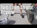 DIY How to Toro Lawn Striping System review.  Toro lawn striper kit