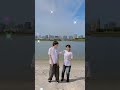 海の砂浜でカメラロール踊ってみた