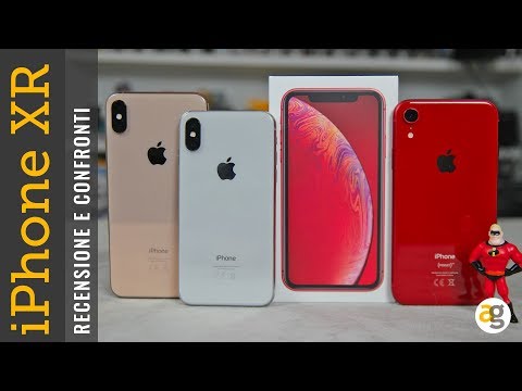 Recensione IPHONE XR e confronto Apple iPhone XS e X