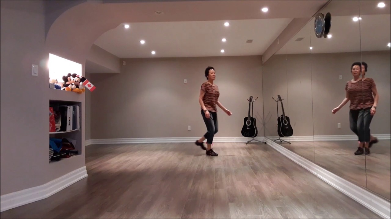 A Night Like This AB line dance ( dance & teach ) - YouTube