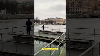 Fishing in Stockholm City Center