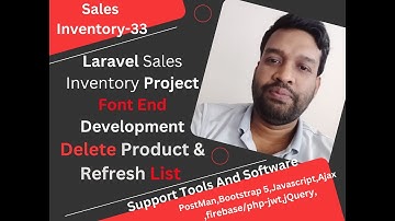 33. Laravel Sales Inventory Project: Delete Product With Image LInk Smart Way  Javascript Part: 33