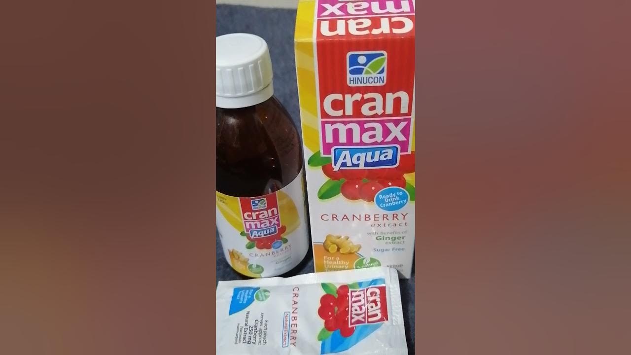 Cran max(cranberry) syp&sachet benifits/uses in urdu/natural remedy for