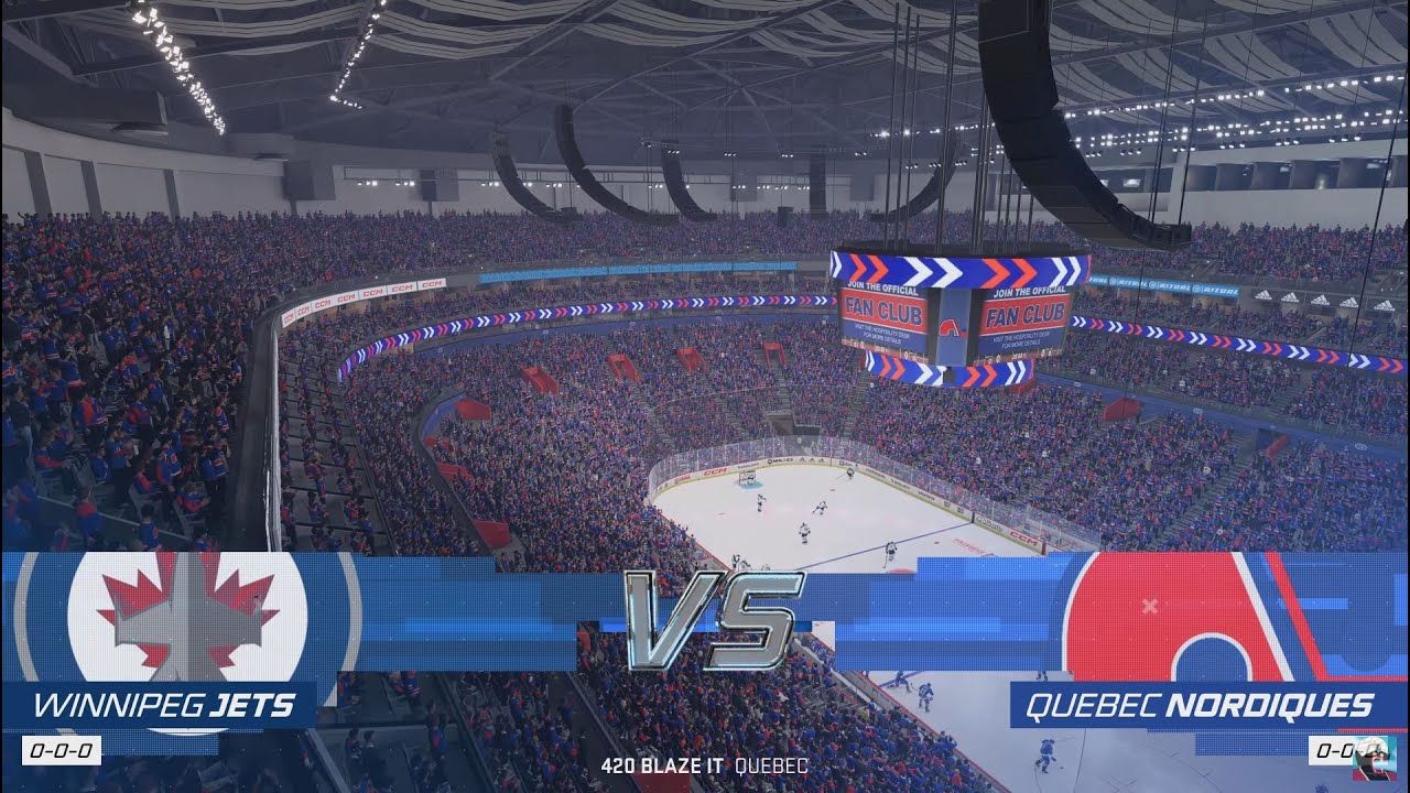 Quebec Nordiques VS Colorado Avalanche - NHL23 HD 4K Replay 