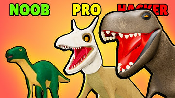 🤢 NOOB vs 😎 PRO vs 😈 HACKER - Dinosaur Merge Battle | Download Play-App Store APK