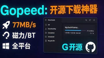下载神器 Gopeed ：一款软件搞定所有下载！HTTP、磁力、BT全支持，速度快到飞起！支持全平台