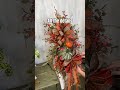 DIY Pumpkin Fall Swag | Easy Designer Autumn Front Door Decor Tutorial
