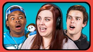 YouTubers React To Try Not To Sing Along Challenge (Internet Songs) #4