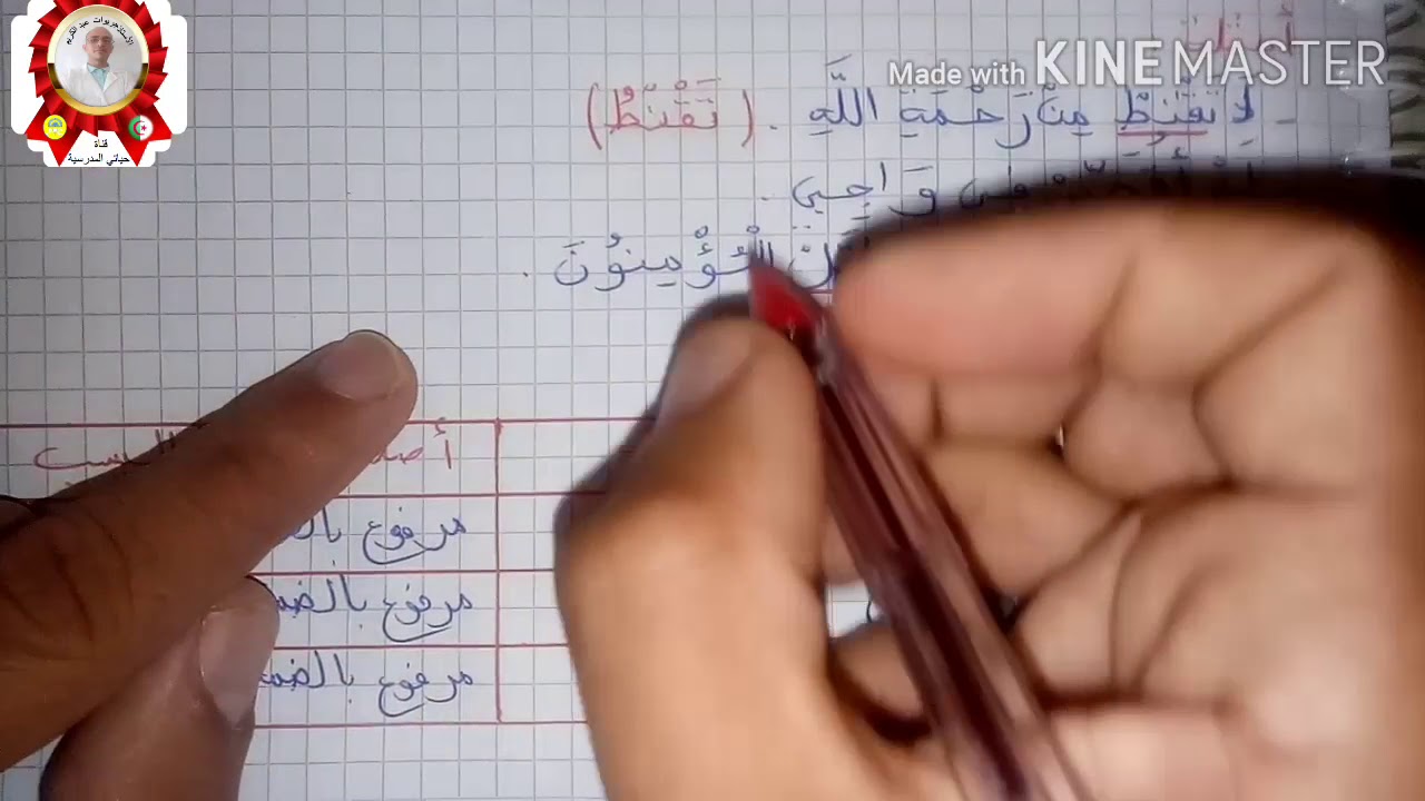 جوازم الفعل المضارع ( ادوات الجزم + اعراب الفعل المضارع المجزوم)  للسنتين الرابعة والخامسة