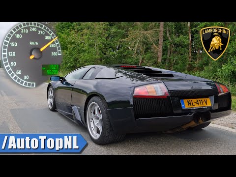 LAMBORGHINI Murcielago ACCELERATION 300km/h & TUBI EXHAUST SOUND by AutoTopNL