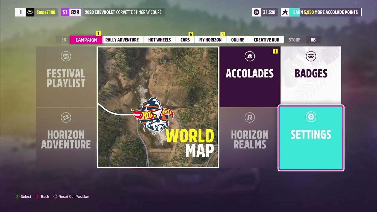 Forza Horizon 5 How to Enable or Disable Controller Vibration