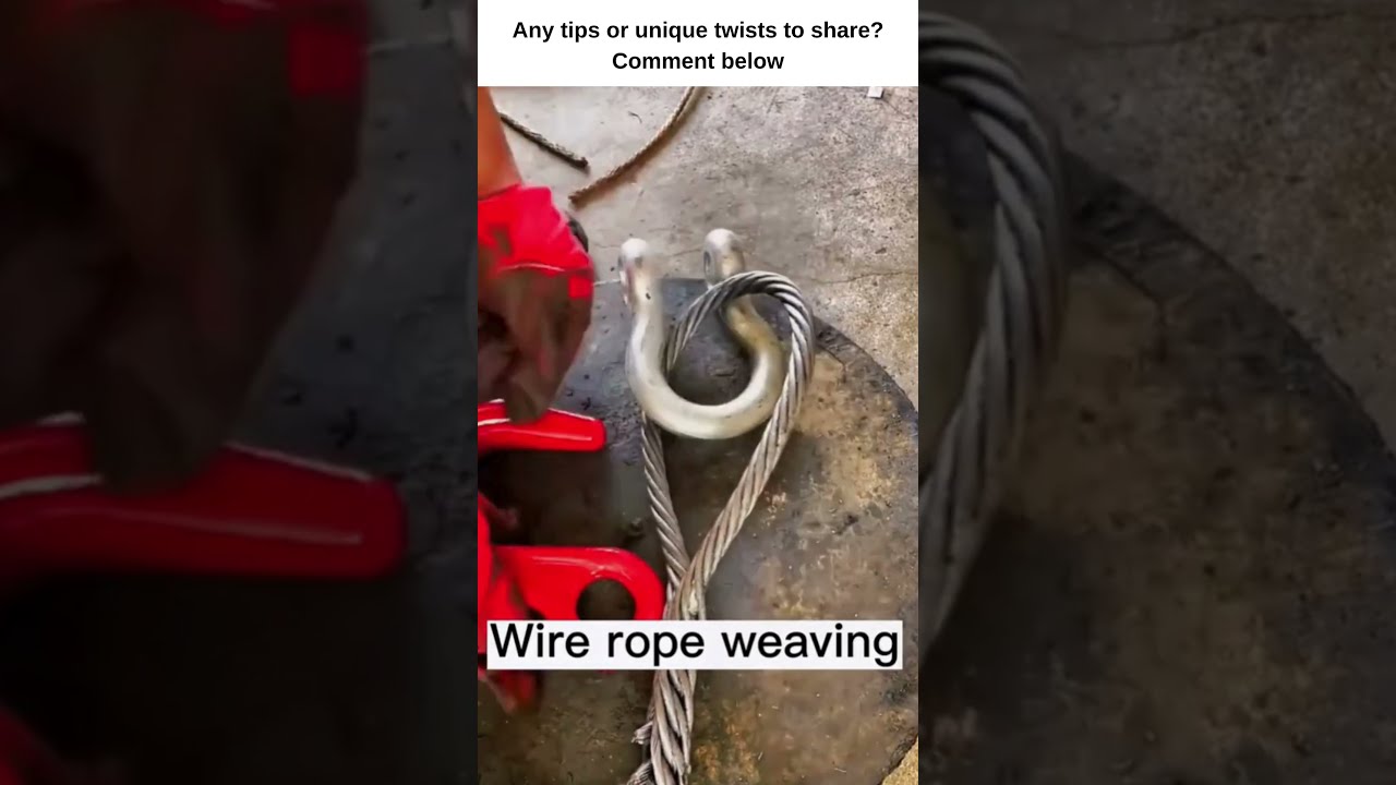 Process of making wire rope weaving buckle - Consumer TED 