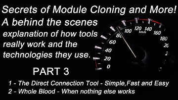 ECU and Module Cloning - The Direct Connect Option for in-circuit eeprom work ECU BCM CLUSTERS MORE!