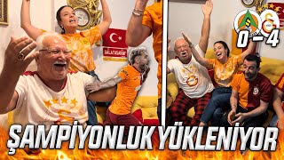 FANATİK GALATASARAYLILAR EVİ YIKTI  MÜMTAZREİS ŞARKILAR SÖYLEDİ  ALANYASPOR 0-4 GALATASARAY