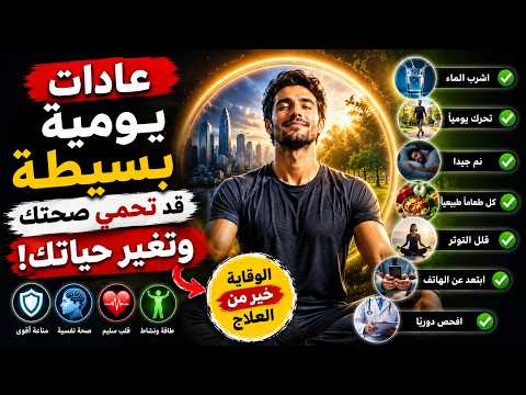 عادات يومية صغيرة لكن تأثيرها كبير جداً على صحتك