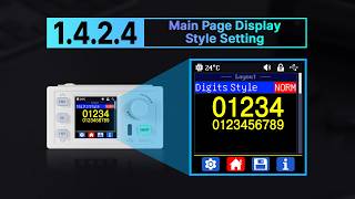 RK6012 operation 1.4.2.4 Main Page Display Style Setting