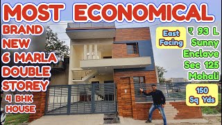 MOST ECONOMICAL BRAND NEW 6 MARLA DOUBLE 4 BHK EAST FACING HOUSE @ 92.90L of Sunny Enclave Sec 125 screenshot 5