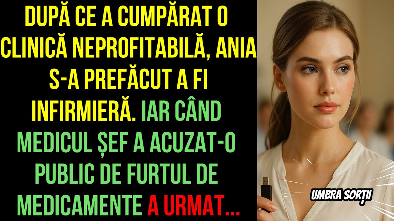 După ce a cumpărat o clinică, Ania s-a prefăcut a fi infirmieră.medicul a acuzat-o de furt a urmat..