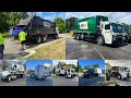 Garbage truck compilation  30 minutes of garbage trucks