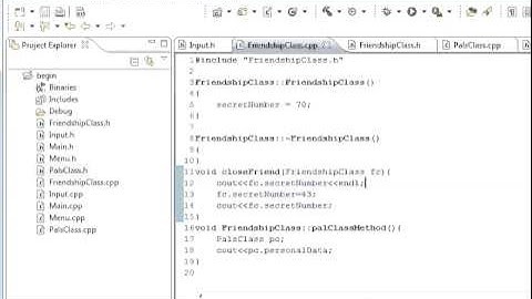 C++ Programming 28, Friend Class to access private members of another Class